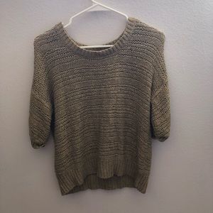 Knitted half sleeve shirt